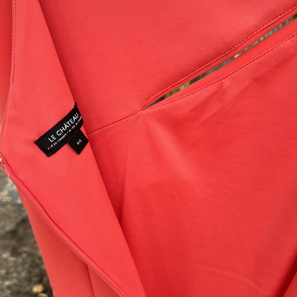 Le Chateau soft orange dress size small - Picture 3 of 3